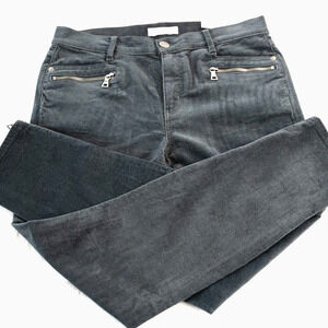 Made and Loved Loft Pants Womens 29/8P Black Modern Skinny Jeans NEW Zip Pockets